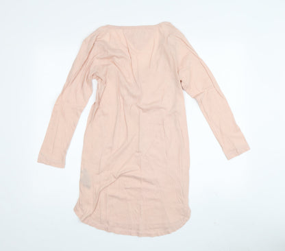 Womens UK Size S Hilfiger Denim Pink Basic T-Shirt