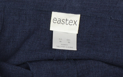 Womens UK Size 10 Eastex Regular Fit  Blue Trousers