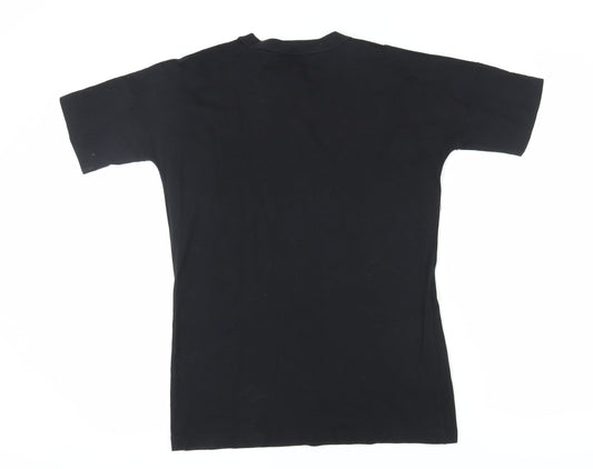 Adidas Black Unisex T-Shirt, S, Basic Crew Neck