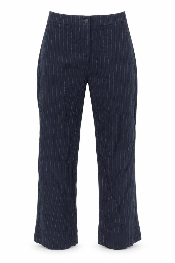 Womens UK Size 12 Viyella Regular Fit Casual Workwear Blue Trousers