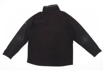 Mens UK Size M Craghoppers Black Henley Sweatshirt