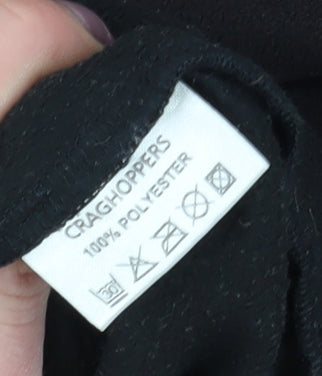 Mens UK Size M Craghoppers Black Henley Sweatshirt