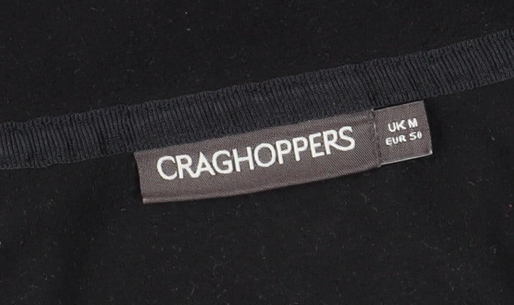 Mens UK Size M Craghoppers Black Henley Sweatshirt
