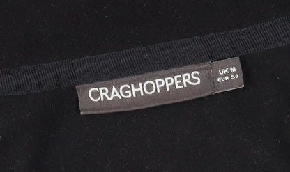Mens UK Size M Craghoppers Black Henley Sweatshirt