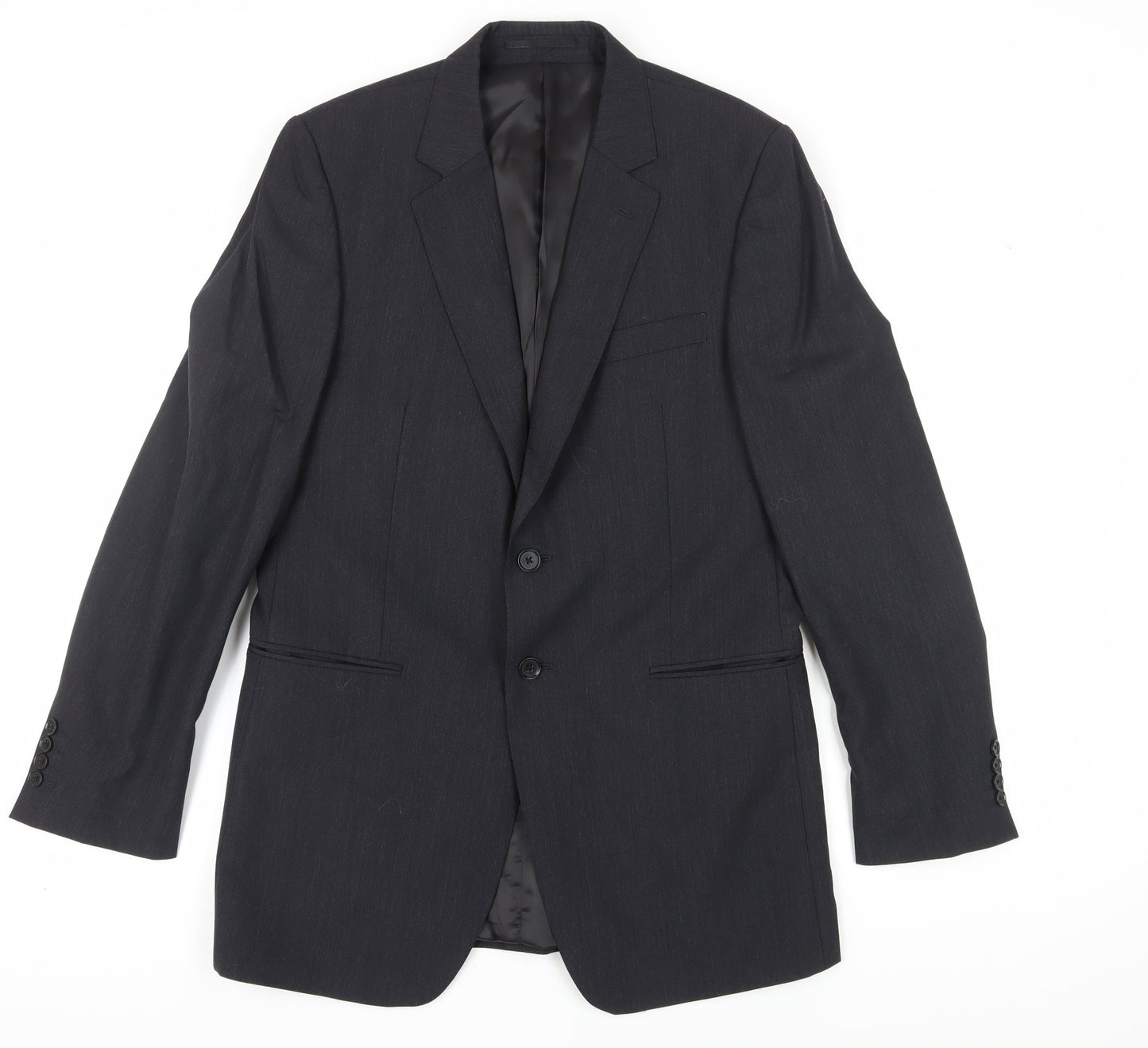 Mens UK Size 40 Jaeger Regular Black Suit Jacket
