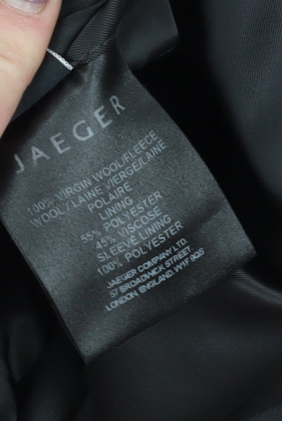 Mens UK Size 40 Jaeger Regular Black Suit Jacket