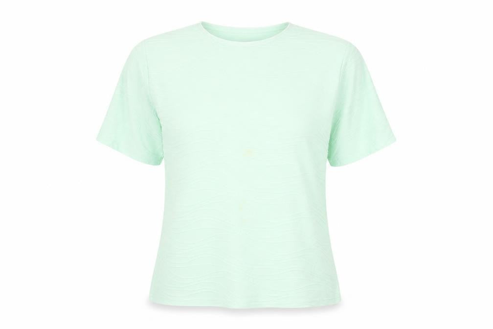 Womens UK Size M Honor Millburn Green Jersey T-Shirt
