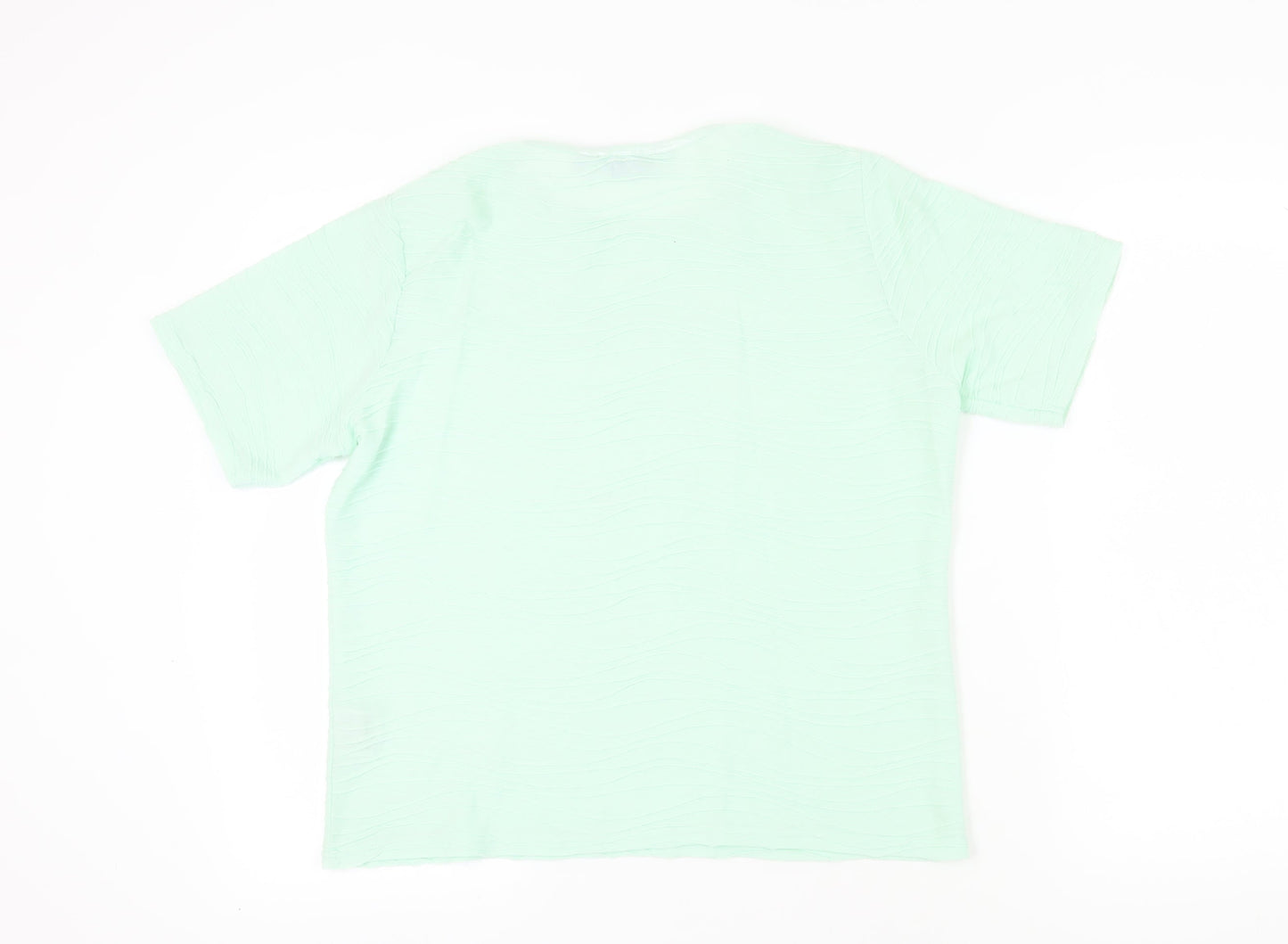 Womens UK Size M Honor Millburn Green Jersey T-Shirt