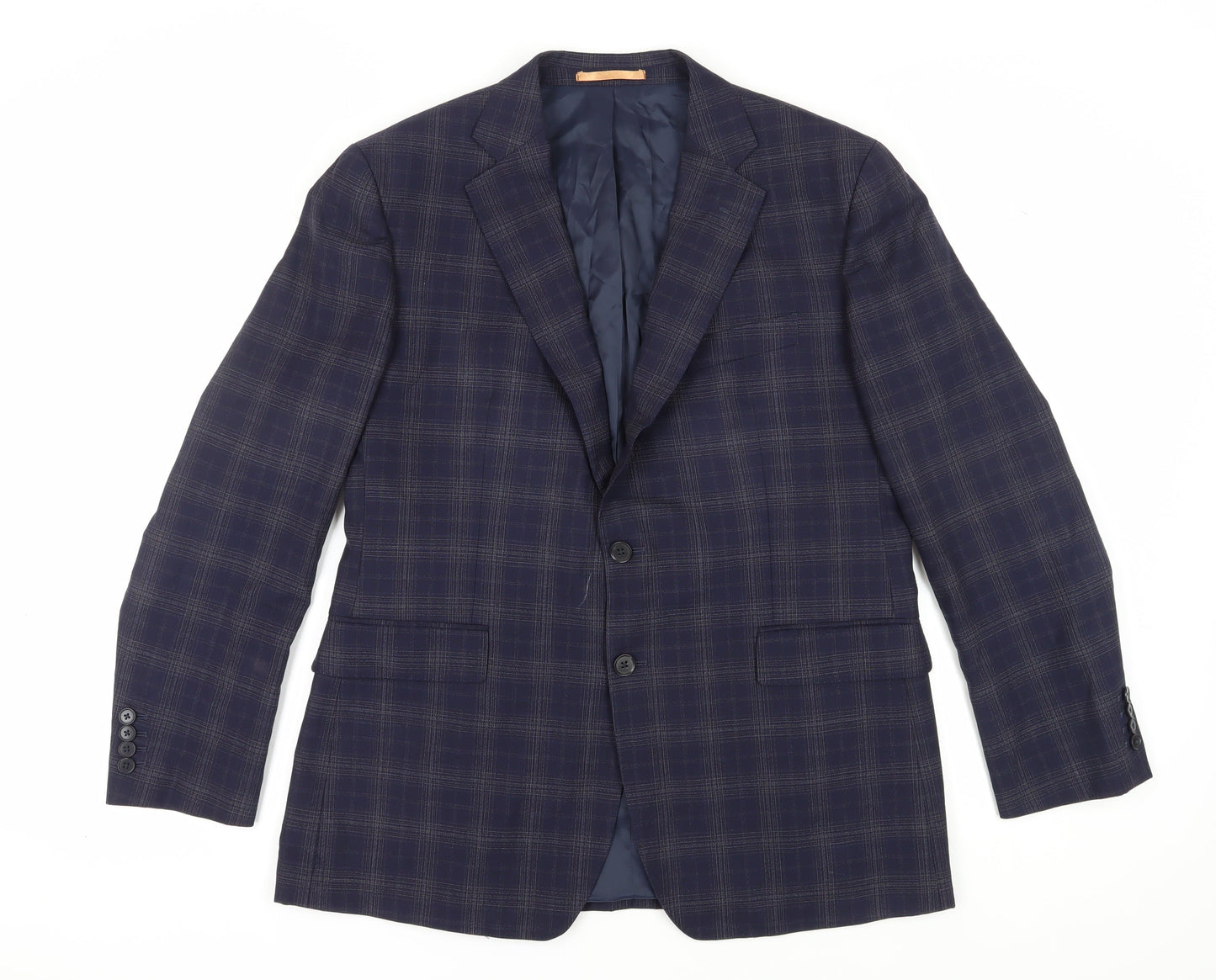 Mens UK Size 44 Charles Tyrwhitt Regular Blue Suit Jacket