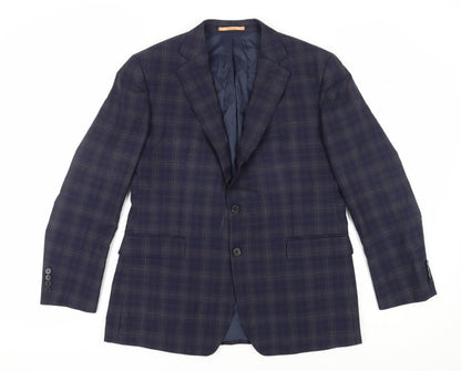 Mens UK Size 44 Charles Tyrwhitt Regular Blue Suit Jacket
