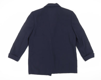 Jacques Vert Women's Navy Blazer - Size 12, Classic Workwear