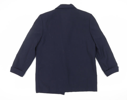 Jacques Vert Women's Navy Blazer - Size 12, Classic Workwear