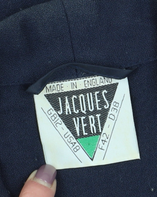 Jacques Vert Women's Navy Blazer - Size 12, Classic Workwear