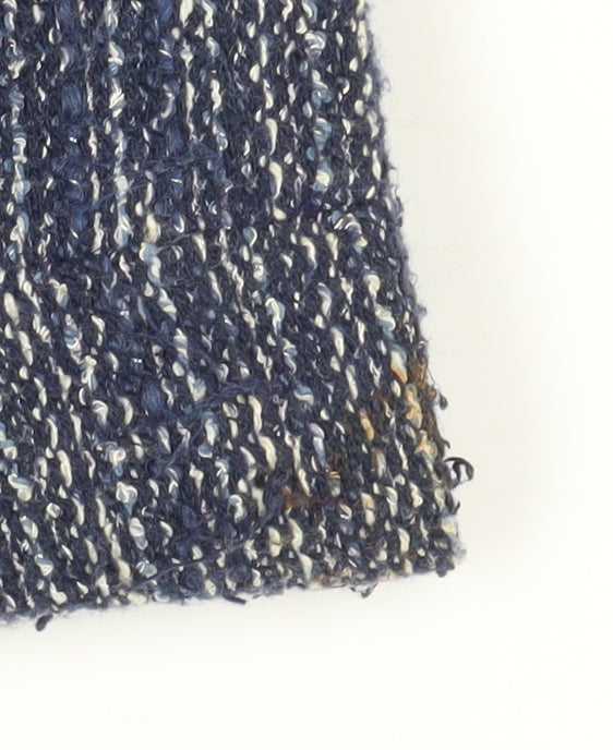 Banana Republic Women's Blue Bouclé Blazer, Size 4