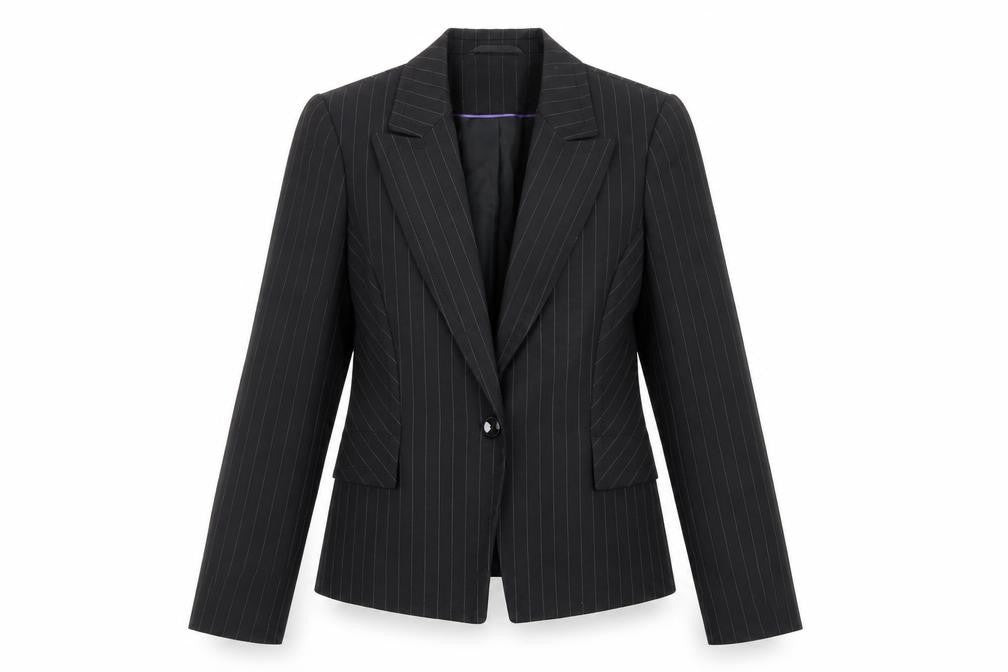 Austin Reed Women's Black Pinstripe Blazer, Size 12