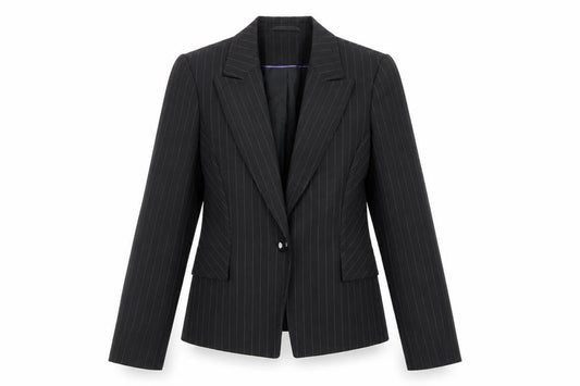 Austin Reed Women's Black Pinstripe Blazer, Size 12