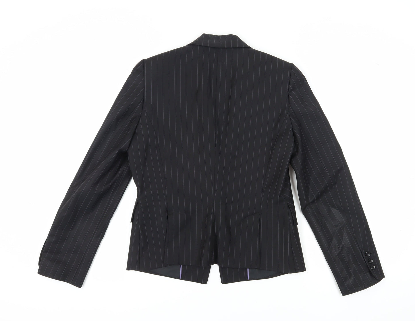 Austin Reed Women's Black Pinstripe Blazer, Size 12