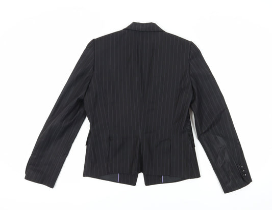 Austin Reed Women's Black Pinstripe Blazer, Size 12