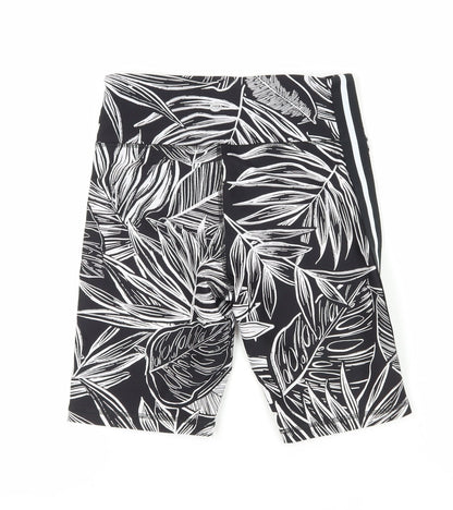 DKNY Women's Black Floral Athletic Shorts S