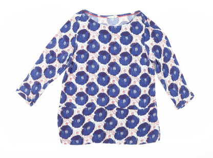 Womens UK Size 12 White Stuff Blue Basic Blouse