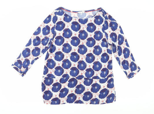 Womens UK Size 12 White Stuff Blue Basic Blouse