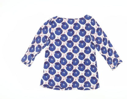 Womens UK Size 12 White Stuff Blue Basic Blouse