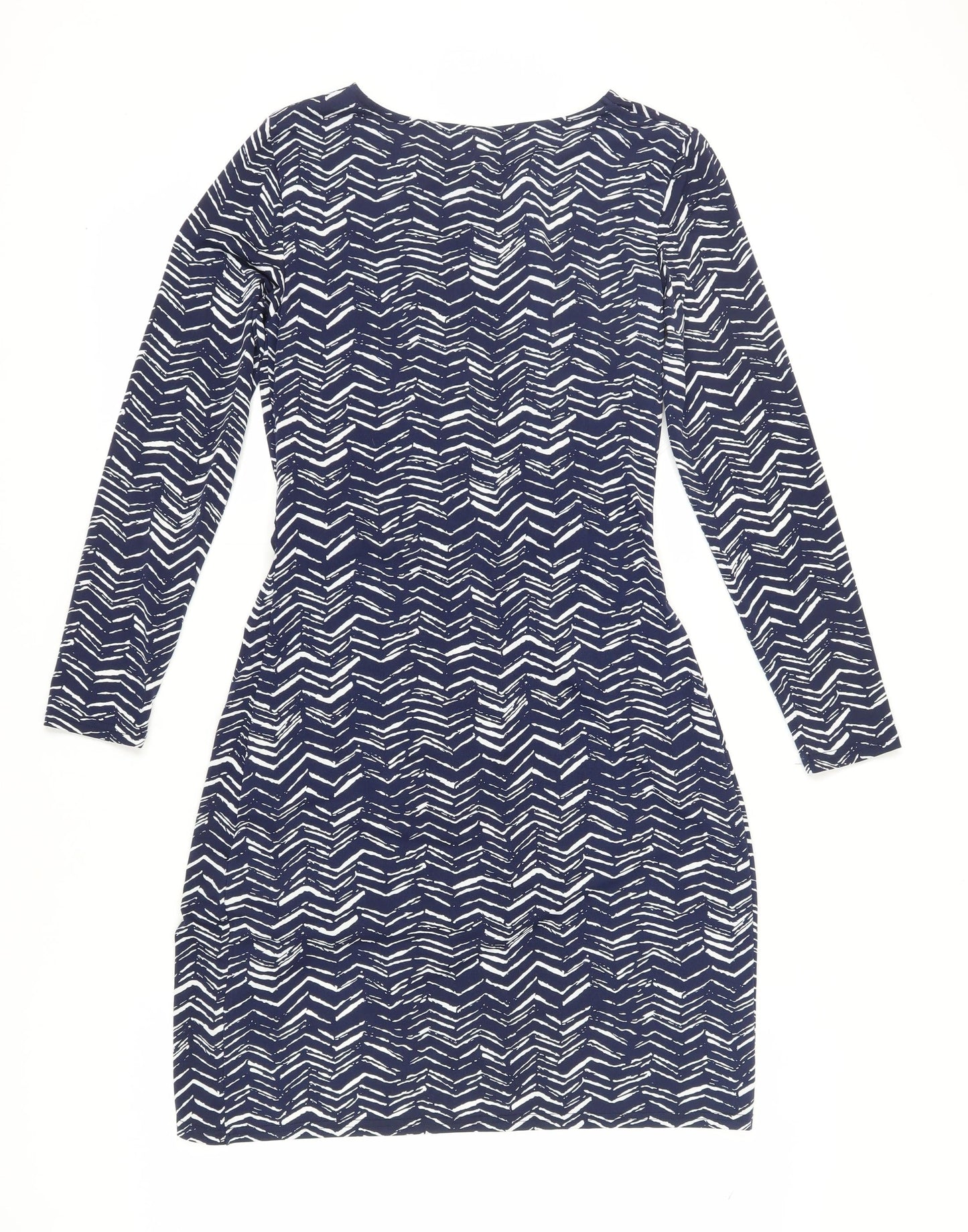 Jacqueline de Yong Women's Blue Geometric Bodycon Dress M