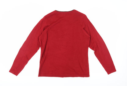 Honor Millburn Women's Red Open Cardigan M