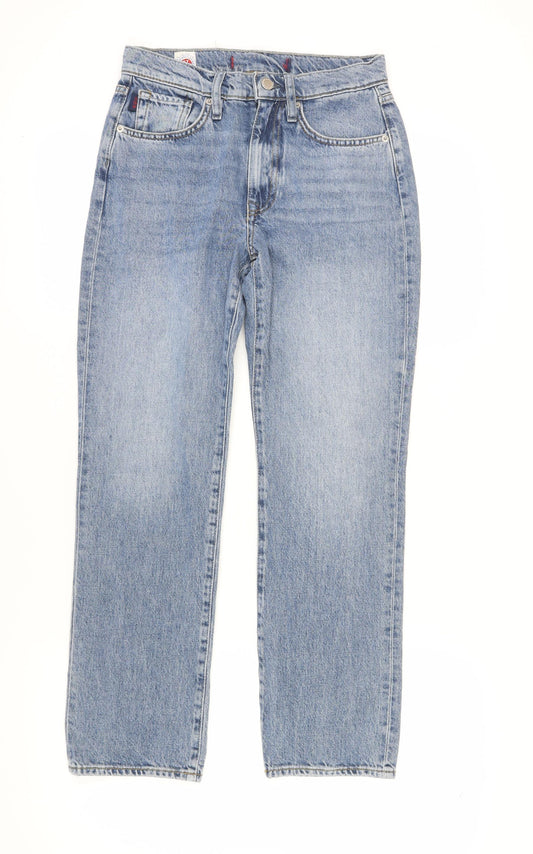 Womens UK Size 24 Superdry  Straight Blue Jeans