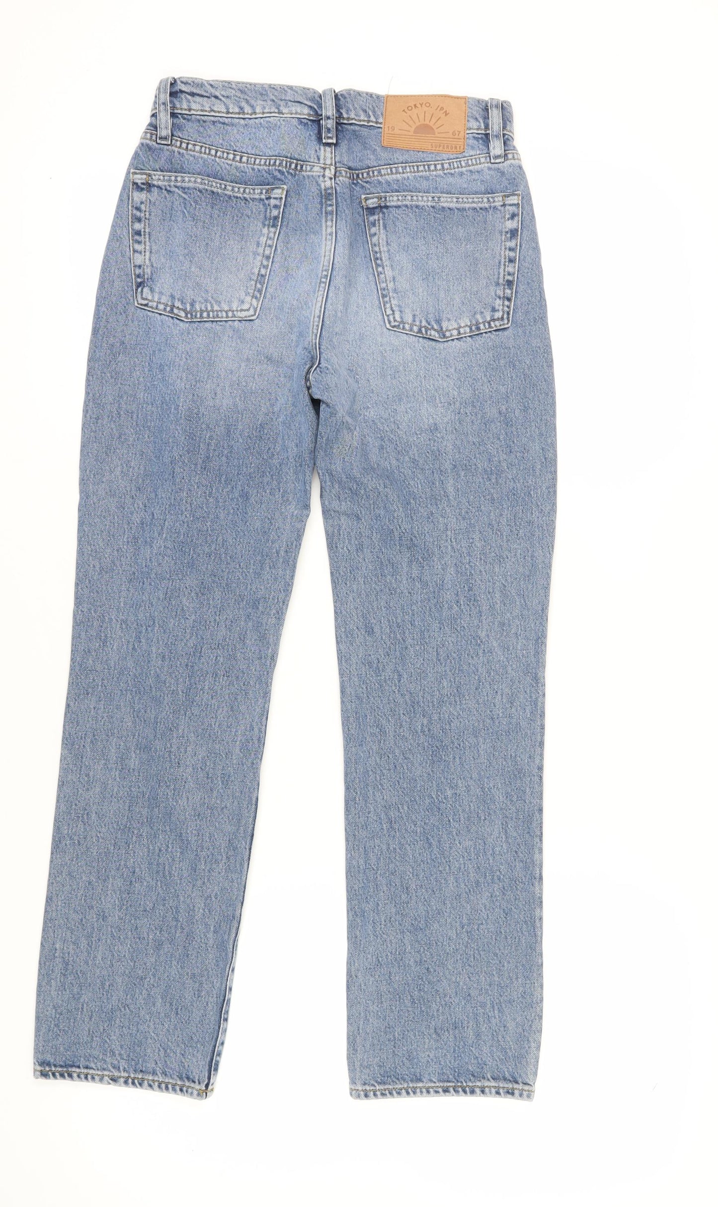 Womens UK Size 24 Superdry  Straight Blue Jeans