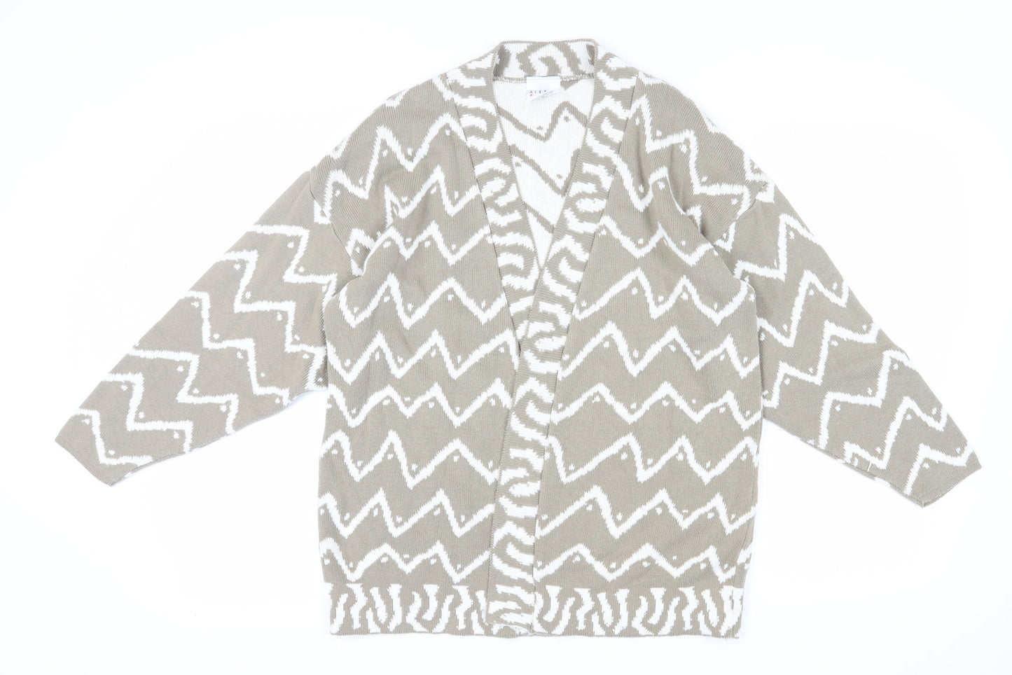 Womens UK Size L Alexon Beige Cardigan Jumper