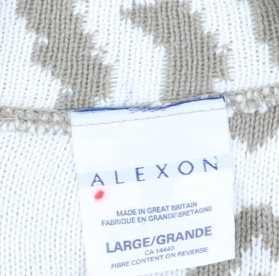 Womens UK Size L Alexon Beige Cardigan Jumper