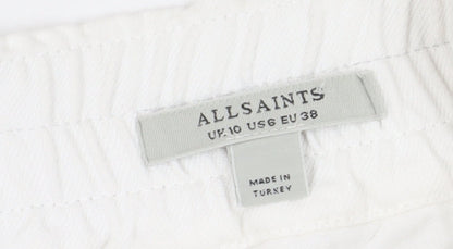 AllSaints Women’s White Boyfriend Jeans Size 10
