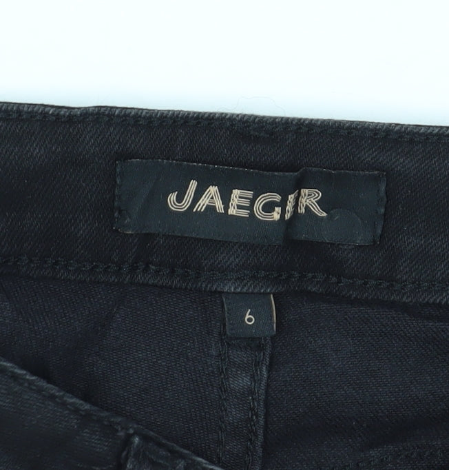 Jaeger Women's Black Skinny Jeans Size 6