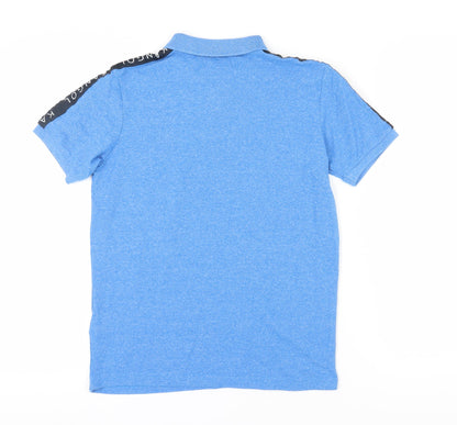 Kangol Boys' Blue Polo Shirt, 13 Years, Short Sleeve
