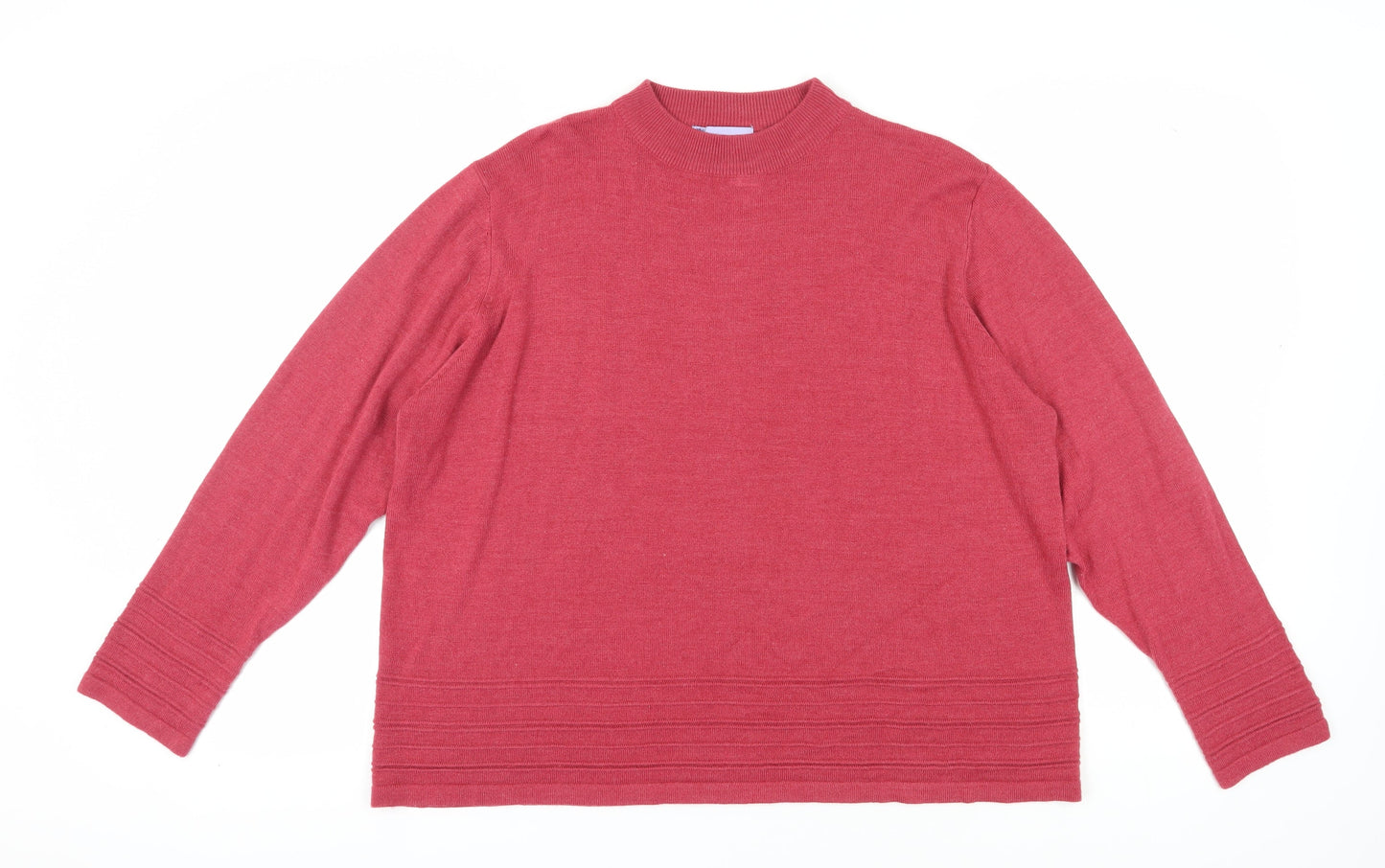 Womens UK Size XL Honor Millburn Red Pullover Jumper