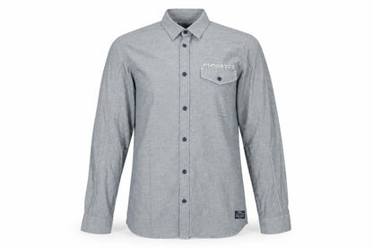 Jack & Jones Men's Grey Cotton Button-Up Shirt M