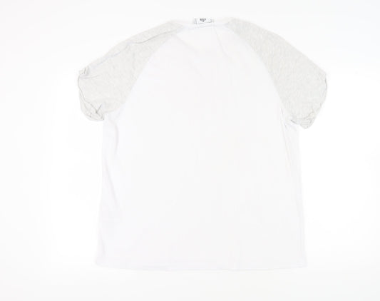 Unisex Adults UK Size 16 TOG24 White Basic T-Shirt