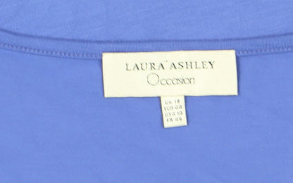 Laura Ashley Women's Blue Sleeveless Tank Top, Size 18