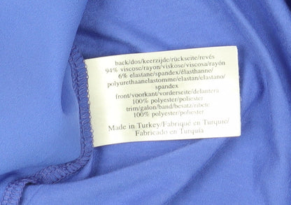 Laura Ashley Women's Blue Sleeveless Tank Top, Size 18