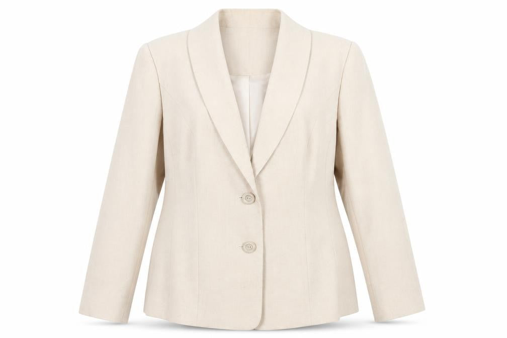 Womens UK Size 16 Honor Millburn Regular Beige Suit Jacket