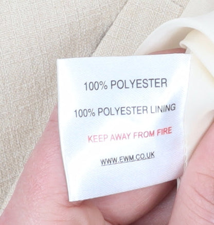 Honor Millburn Women's Beige Jacket Size 16 Classic Style