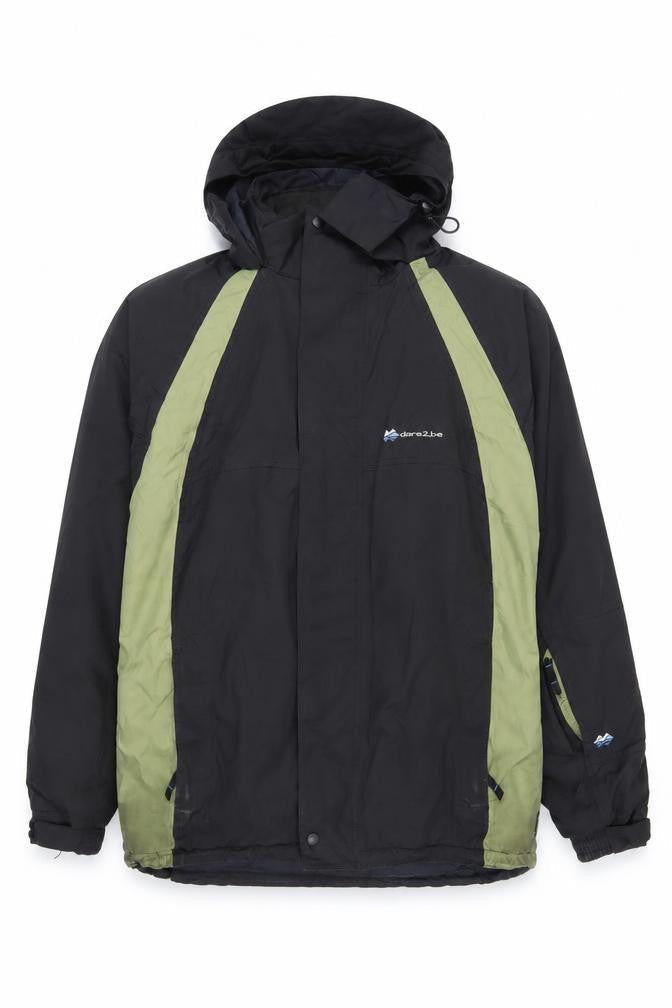 Dare 2b 2 Be Men's XL Black Green Rain Jacket