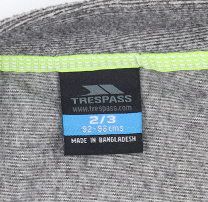 Trespass Boys Grey 1/4 Zip Sweatshirt, 2-3 Years, Regular Fit