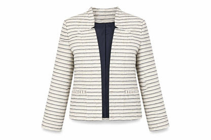 Womens UK Size 10 Eastex Regular Ivory Blazer