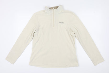 Regatta Ivory Women's Sweatshirt UK Size 12 High Neck Henley