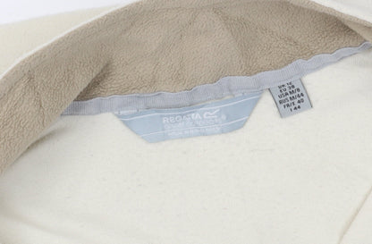 Regatta Ivory Women's Sweatshirt UK Size 12 High Neck Henley