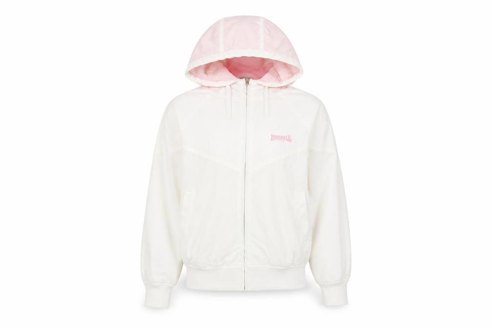 Womens UK Size 10 Lonsdale White Basic Jacket