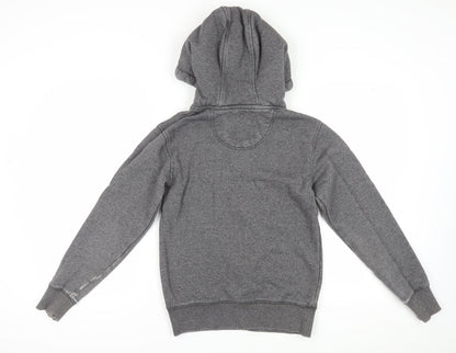 Mens UK Size XS SoulCal & Co Grey Full Zip Hoodie