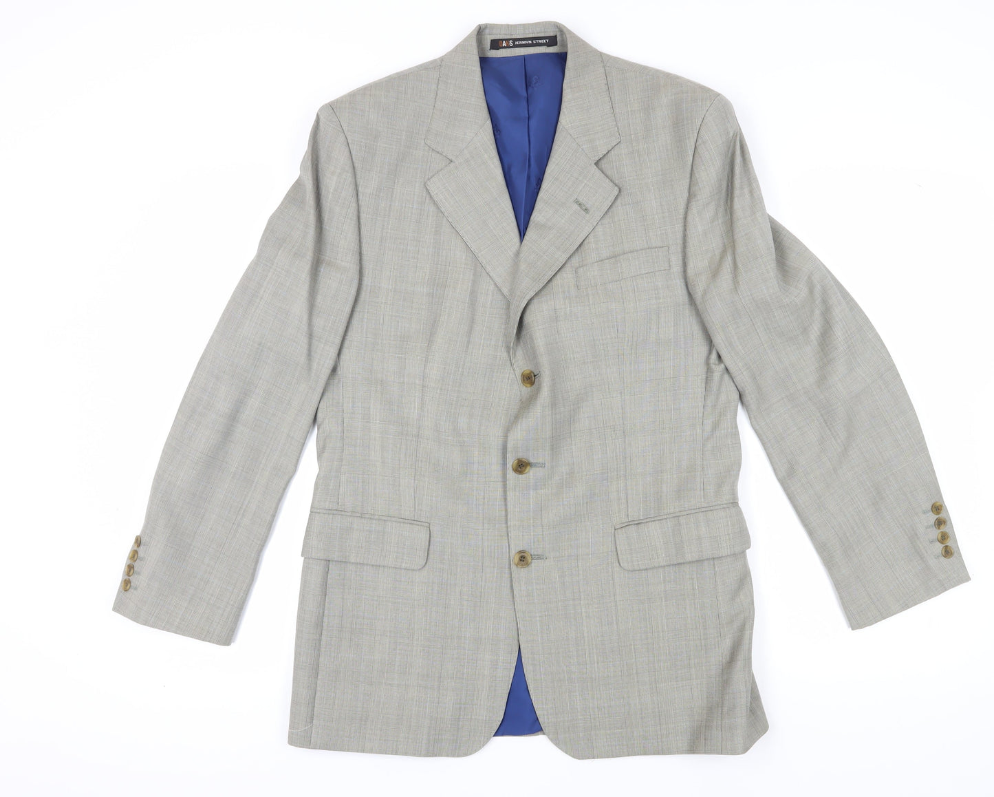 Mens UK Size 38 DAKS Regular Grey Suit Jacket